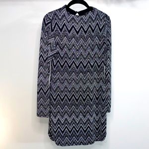 Sparkly Mini Long Sleeve Dress